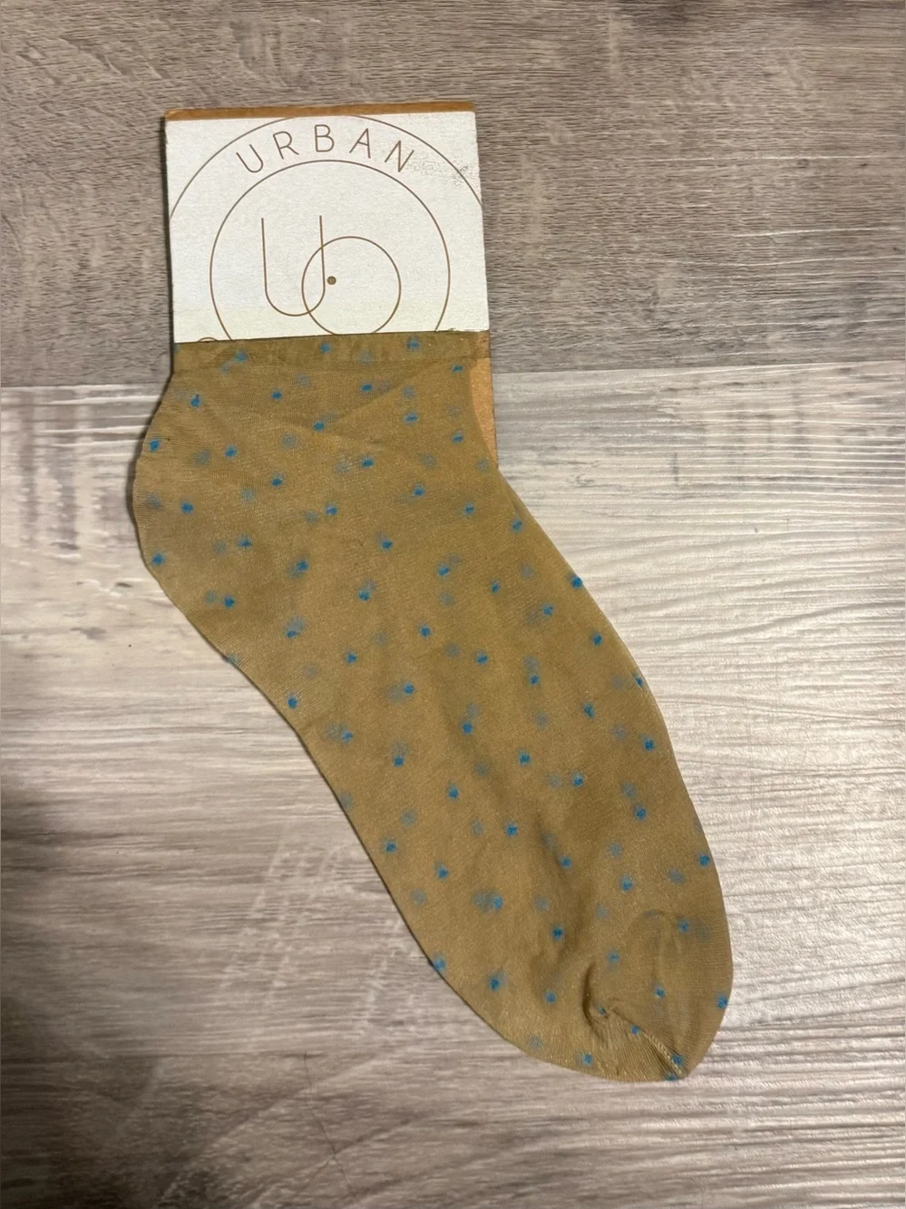 Urban Outfitters .These are sheer socks from Urban Outfitters featuring a small